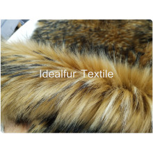 2018 Factory Directly High Pile Raccon Fake Fur Fabric